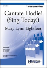 Cantate Hodie! Three-Part Mixed choral sheet music cover